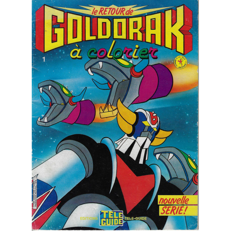 Le retour de Goldorak à colorier