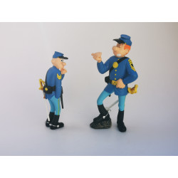 Figurines Butch et chesterfield des tuniques bleues